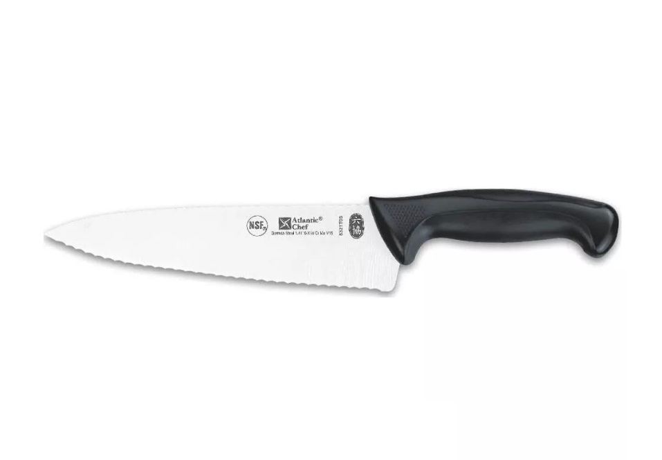 Atlantic Chef Chef Knife Serrated Edge 21Cm
